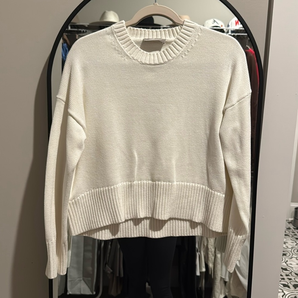 Everlane White Sweater